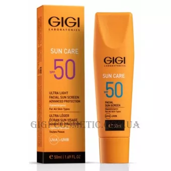 GIGI Sun Care Ultra Light Facial Sun Screen Advanced Protection SPF50 - Ультра легкий захист SPF-50
